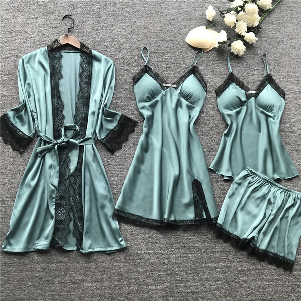 Luna - Nachtwäsche Set mit Spitze