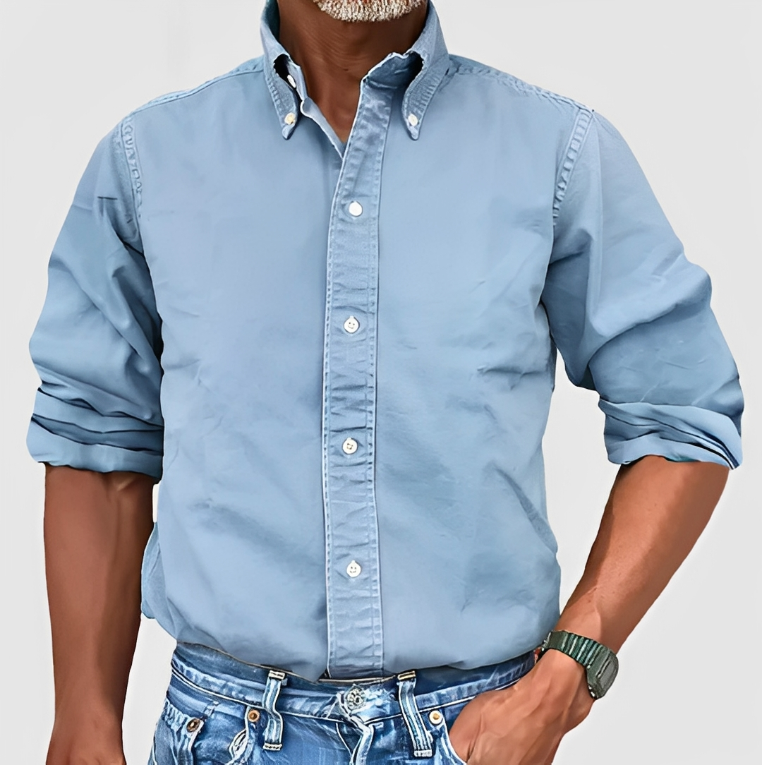 Erwan - Zeitloses Herren-Langarmhemd