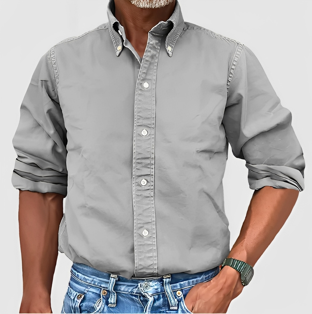 Erwan - Zeitloses Herren-Langarmhemd
