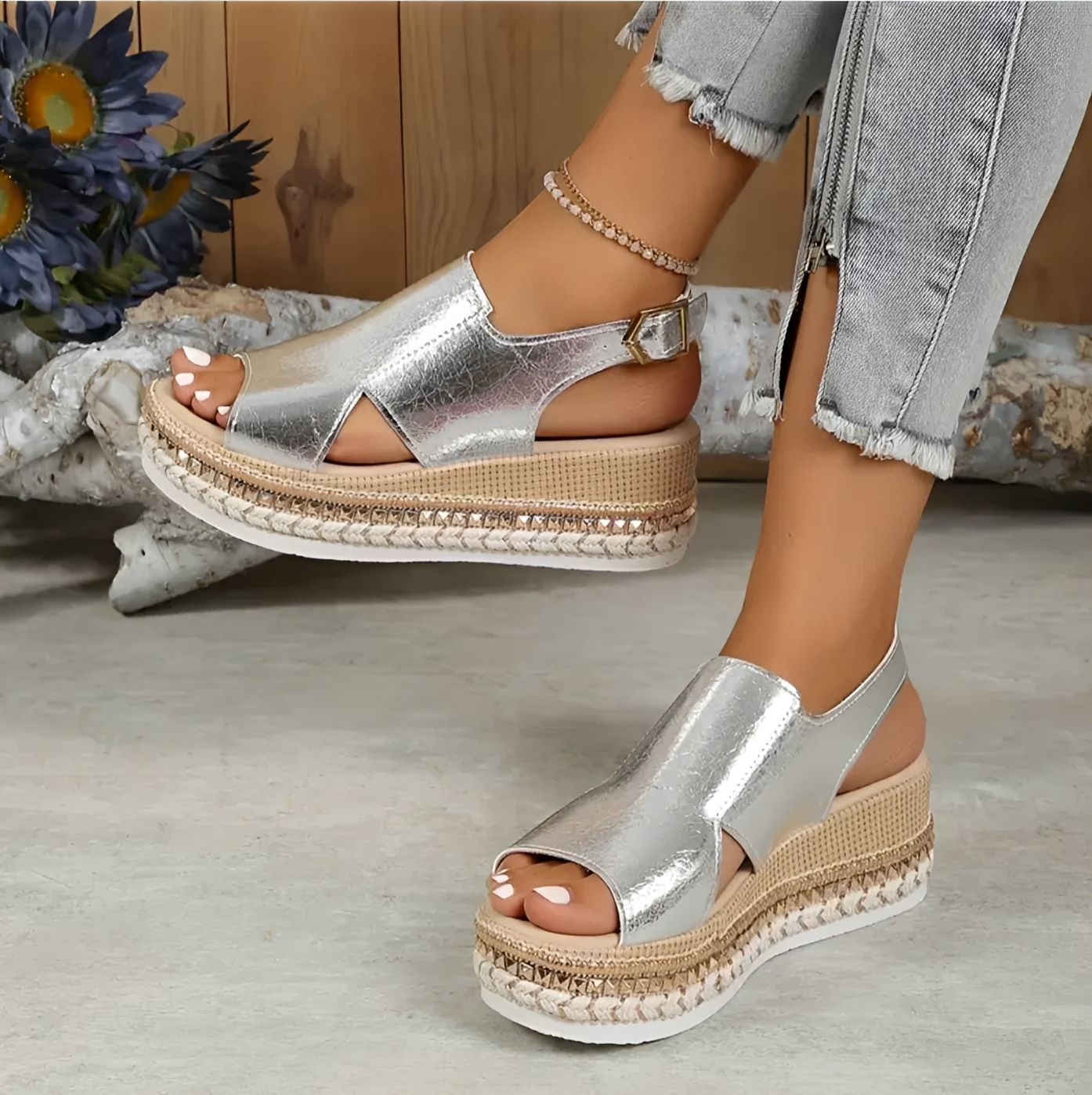 Yeshaine - Modische Damensandalen
