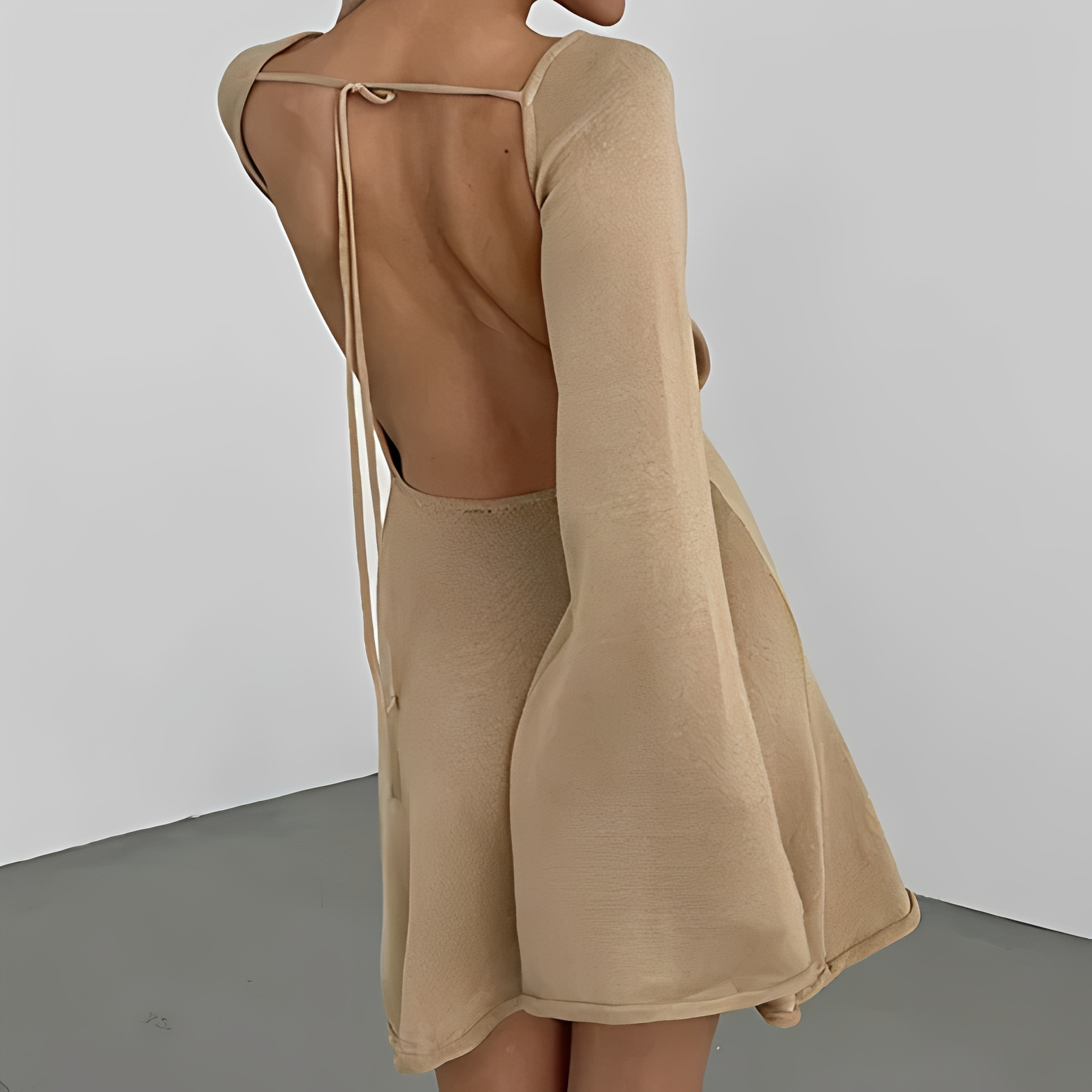 Aryana - Schickes Sommerkleid mit langen Ärmeln für Frauen