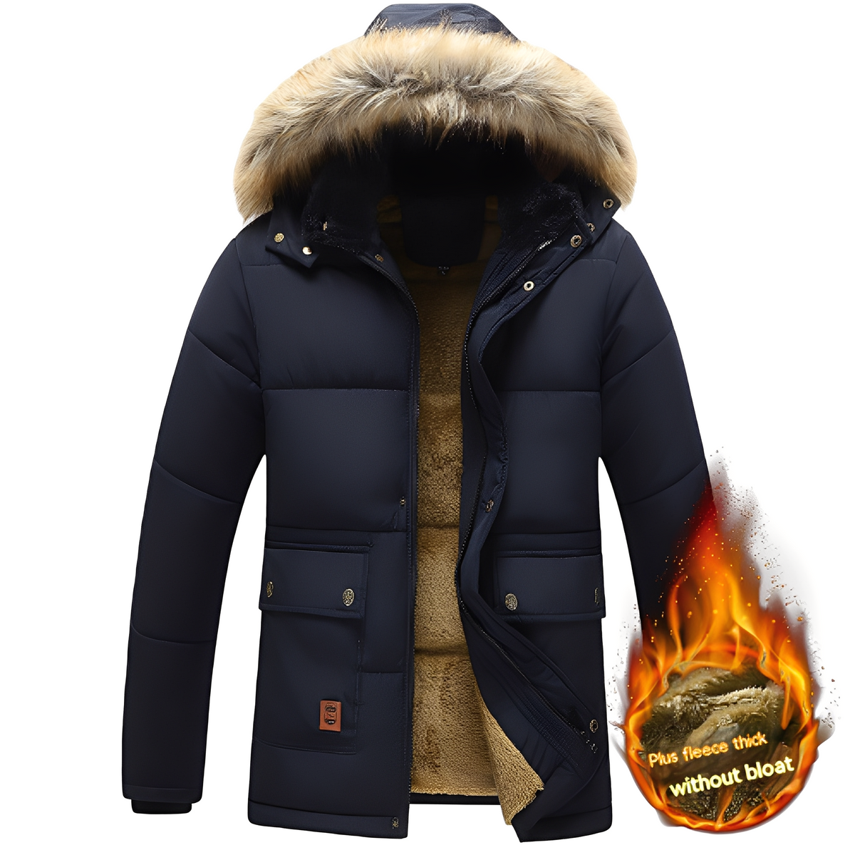Crispian - Weiche Jacke mit Kapuze