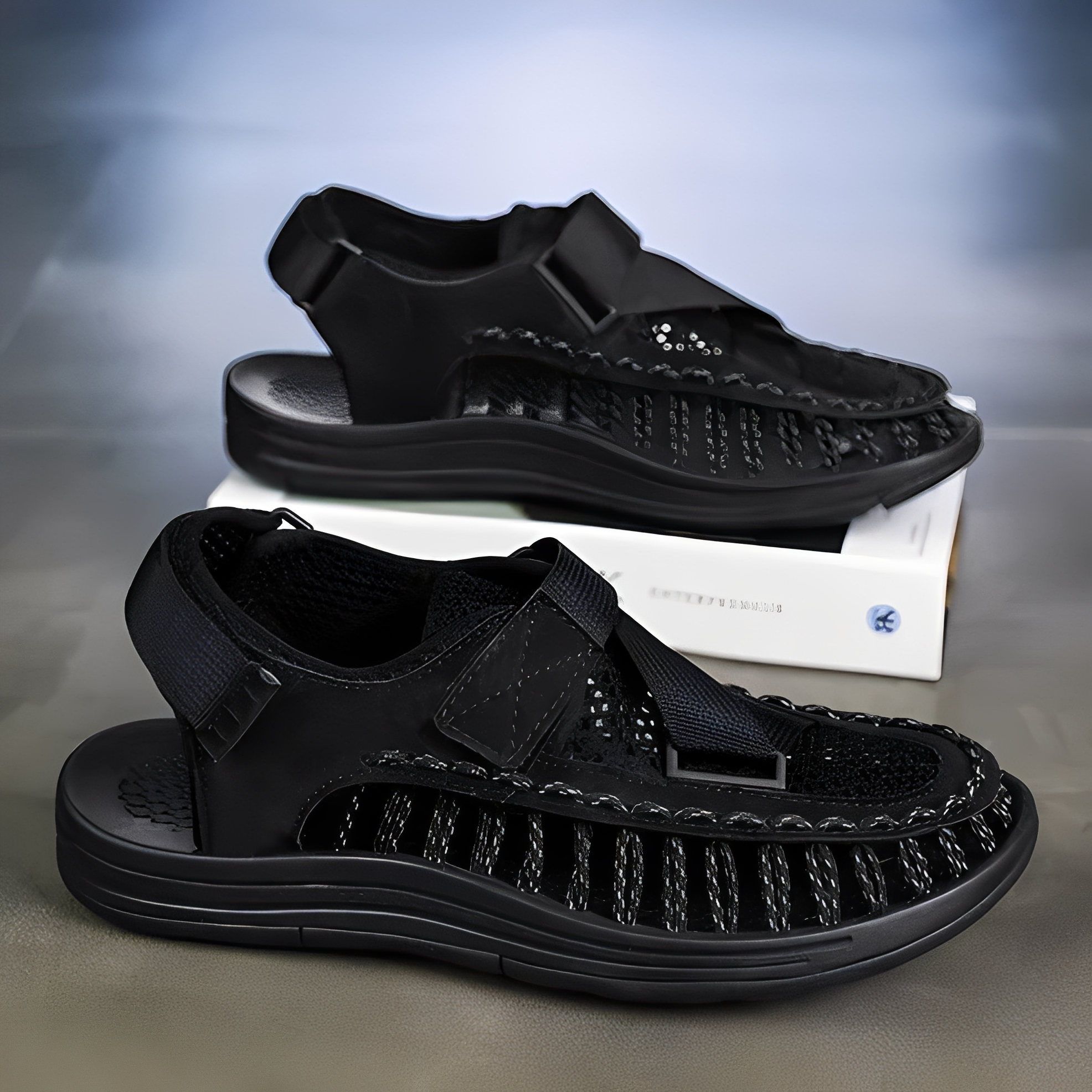 Alfien - Luftdurchlässige Sandalen mit verstellbaren Riemen für Herren