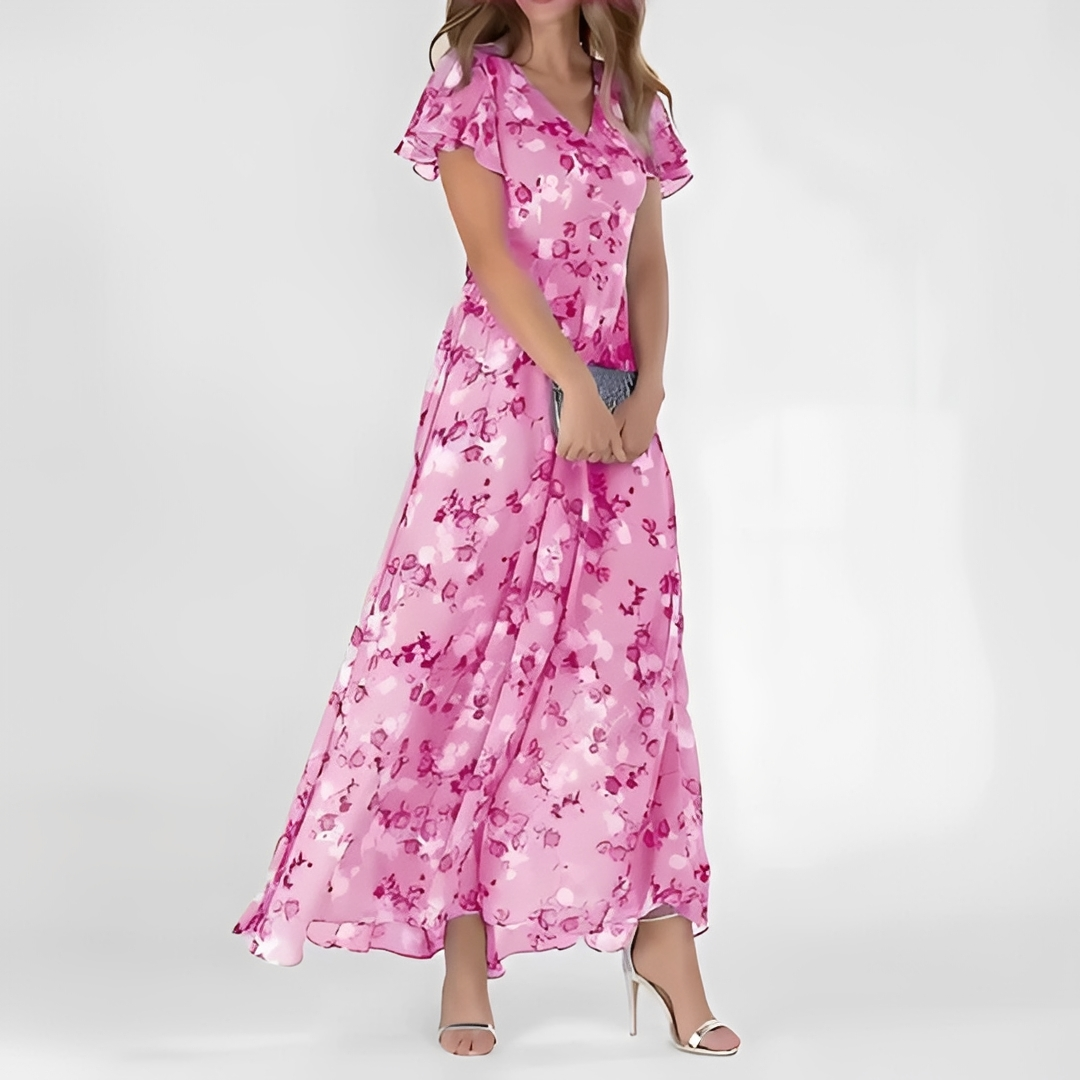 Davonie - Elegantes Blumenkleid