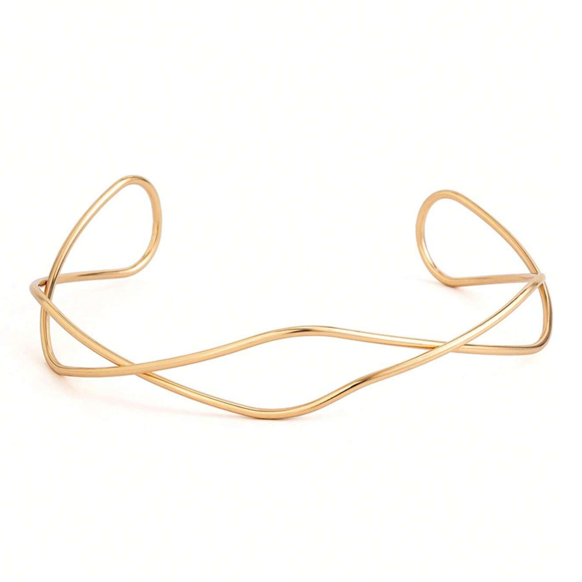 Geflochtene Drahtkette - Zeitgenössischer Choker