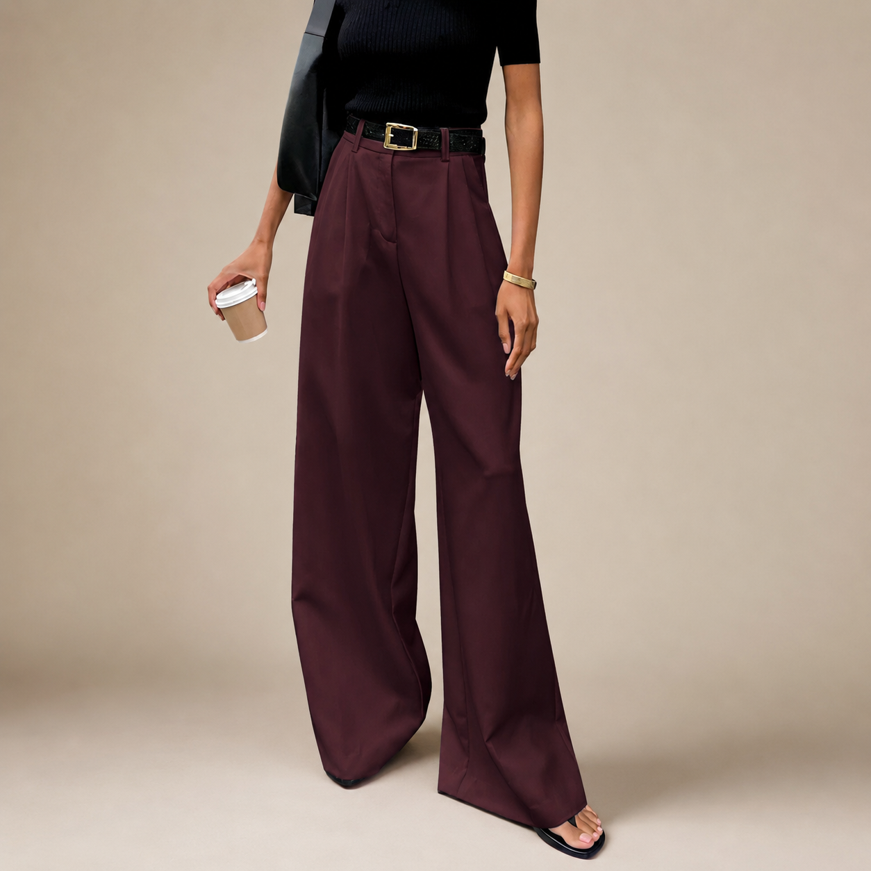 Blaine - Modische Hosen mit weitem Bein