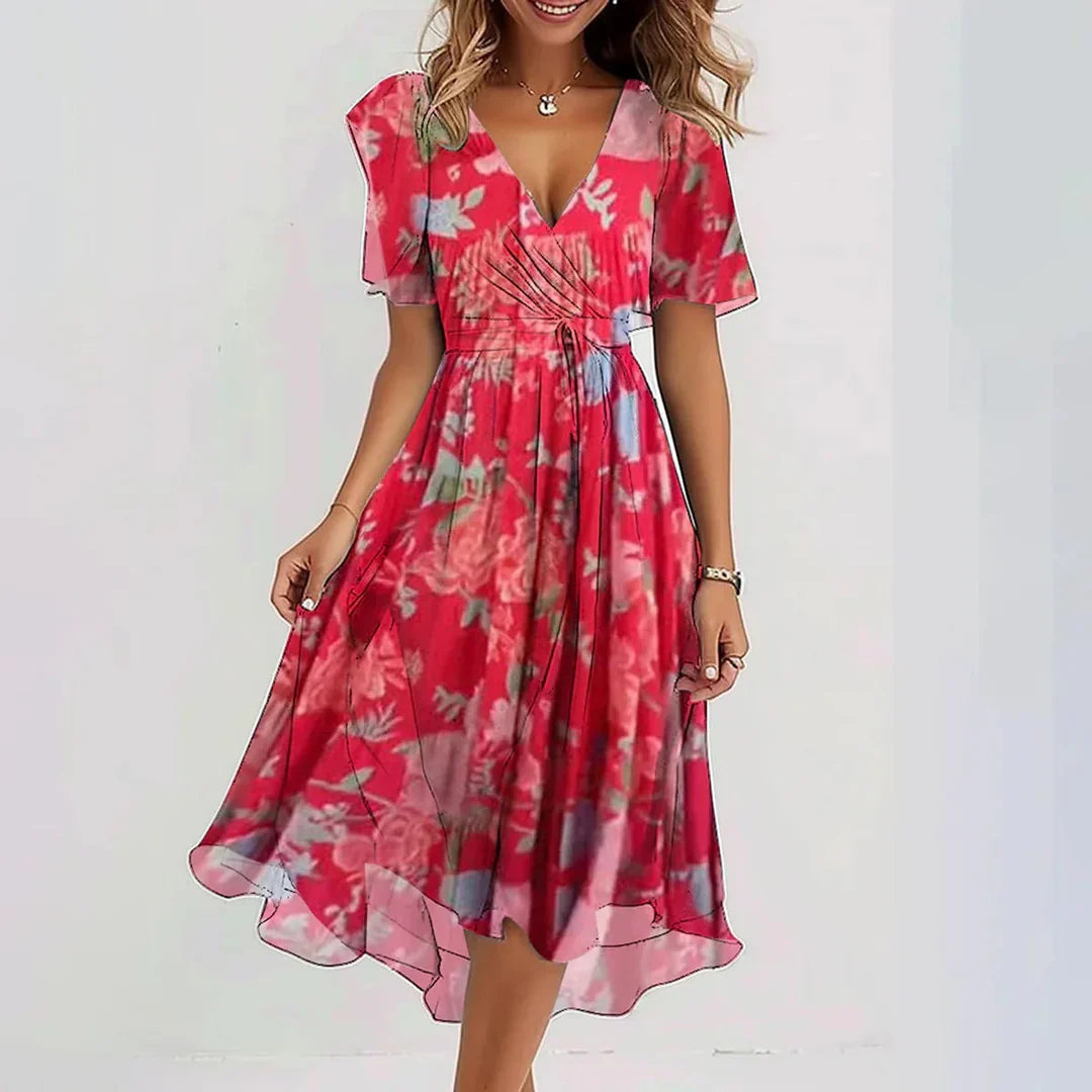 Connie – Elegantes Damen Wickelkleid