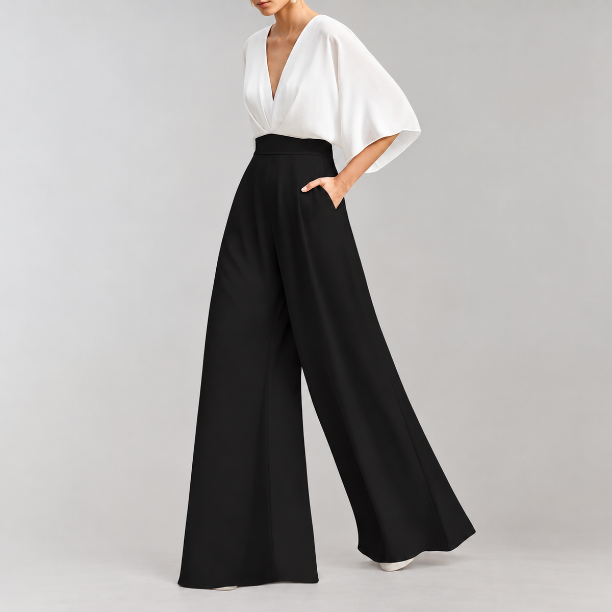 Melanie - Lockerer Stil mit weitem Bein