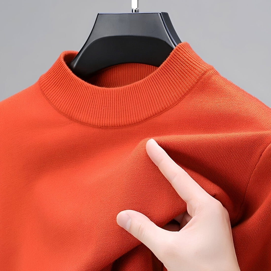 Giorgio - Lässiger Herrenpullover mit Saum