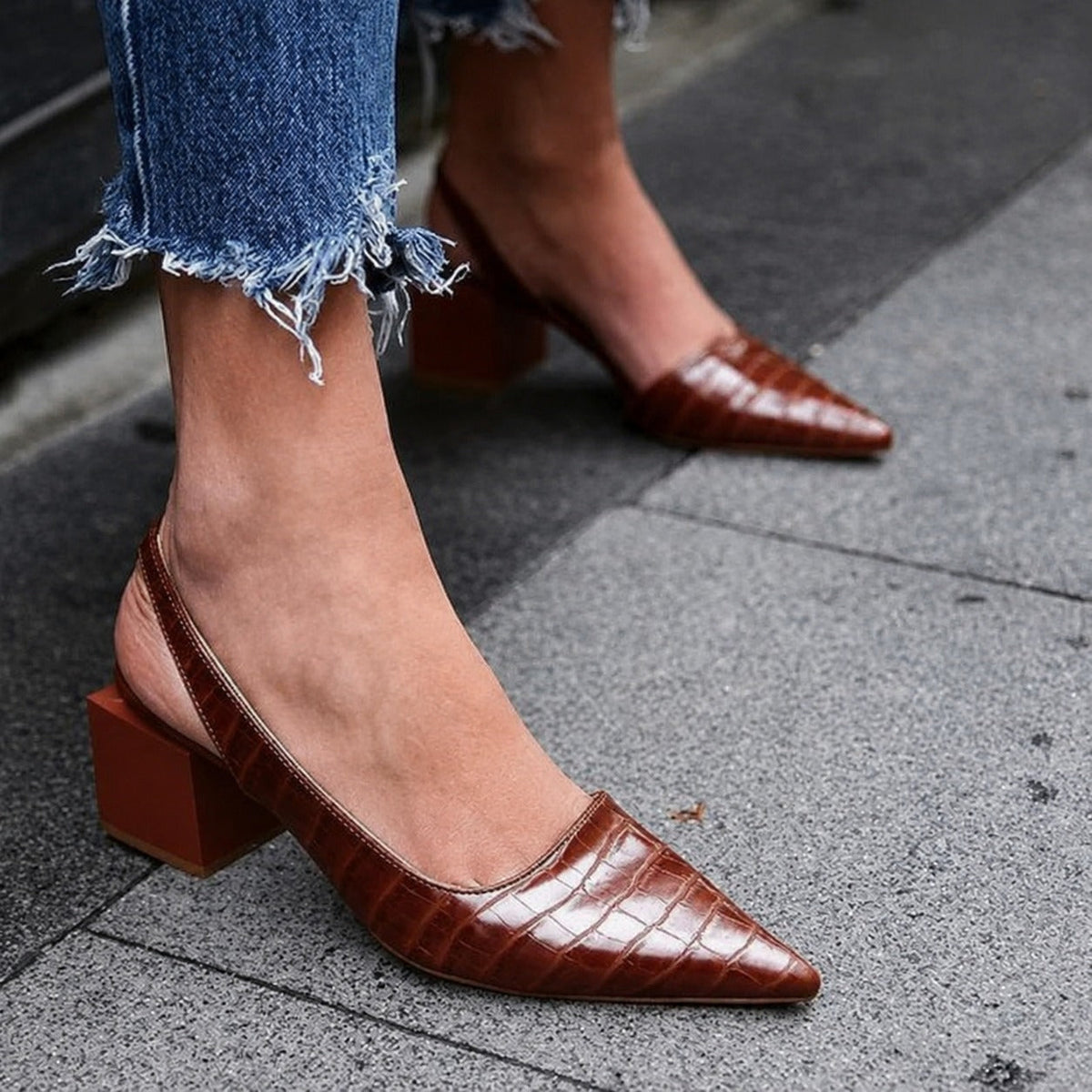 Caroline - Bequeme Slingback-Absätze für Damen