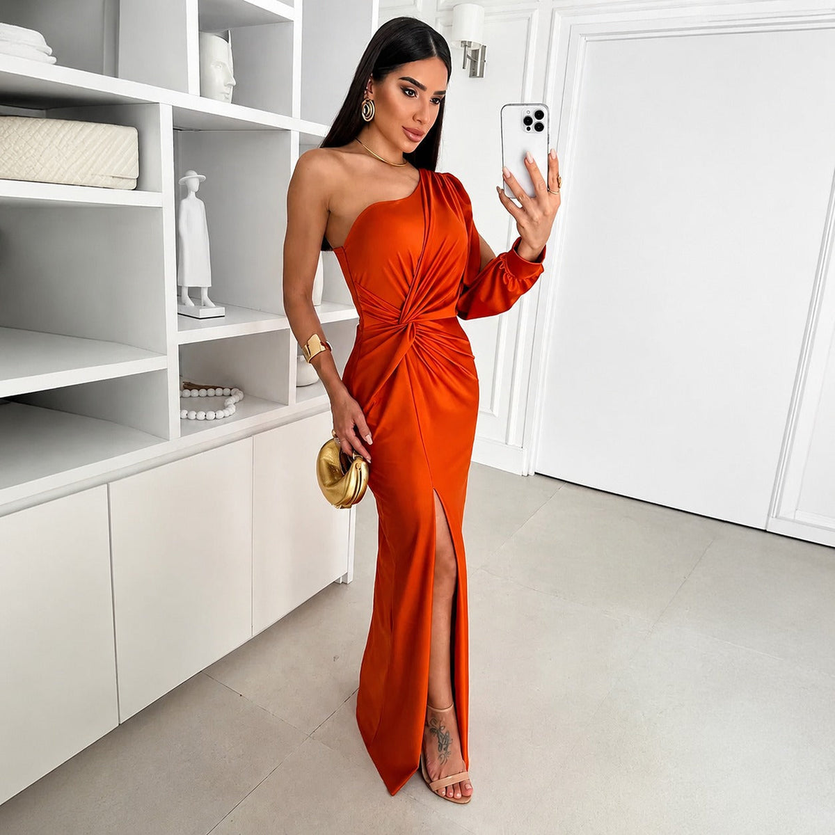 Fely - Strahlendes One-Shoulder-Kleid