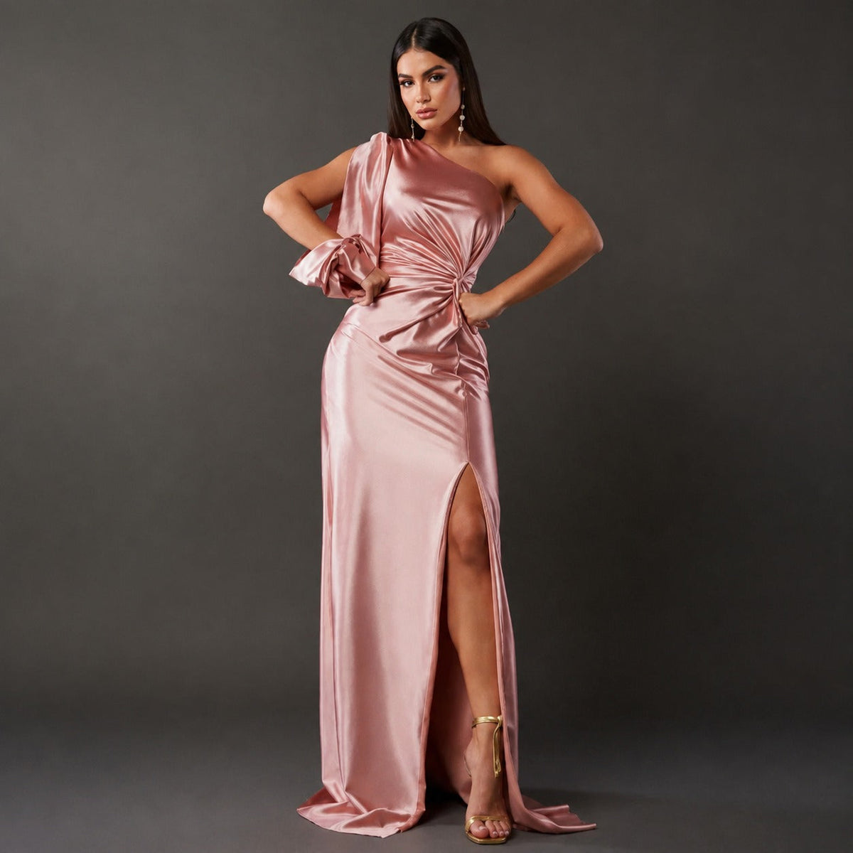 Fely - Strahlendes One-Shoulder-Kleid