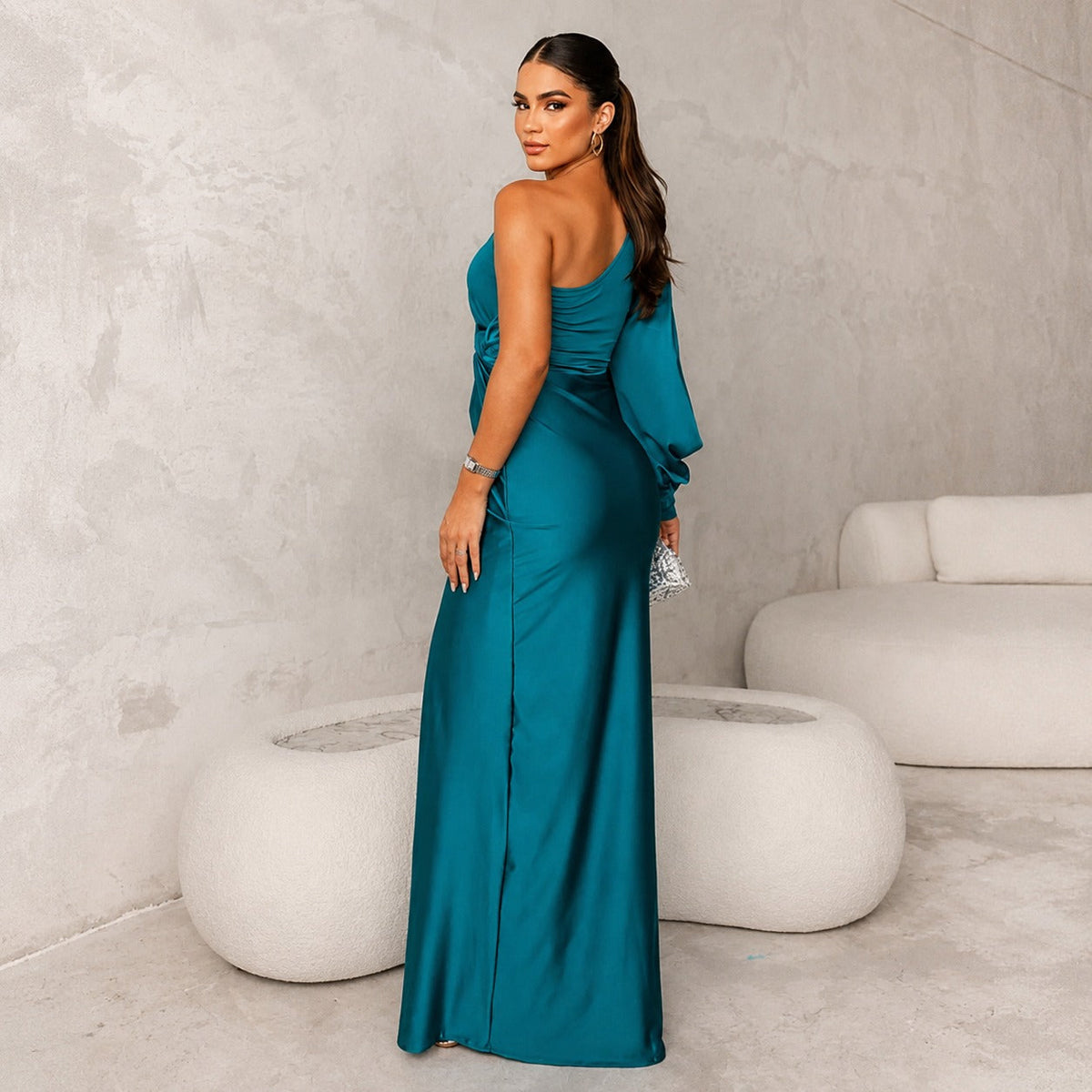 Fely - Strahlendes One-Shoulder-Kleid