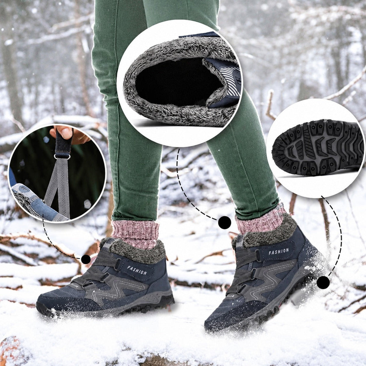 Tamara - Bequeme, warme Schuhe