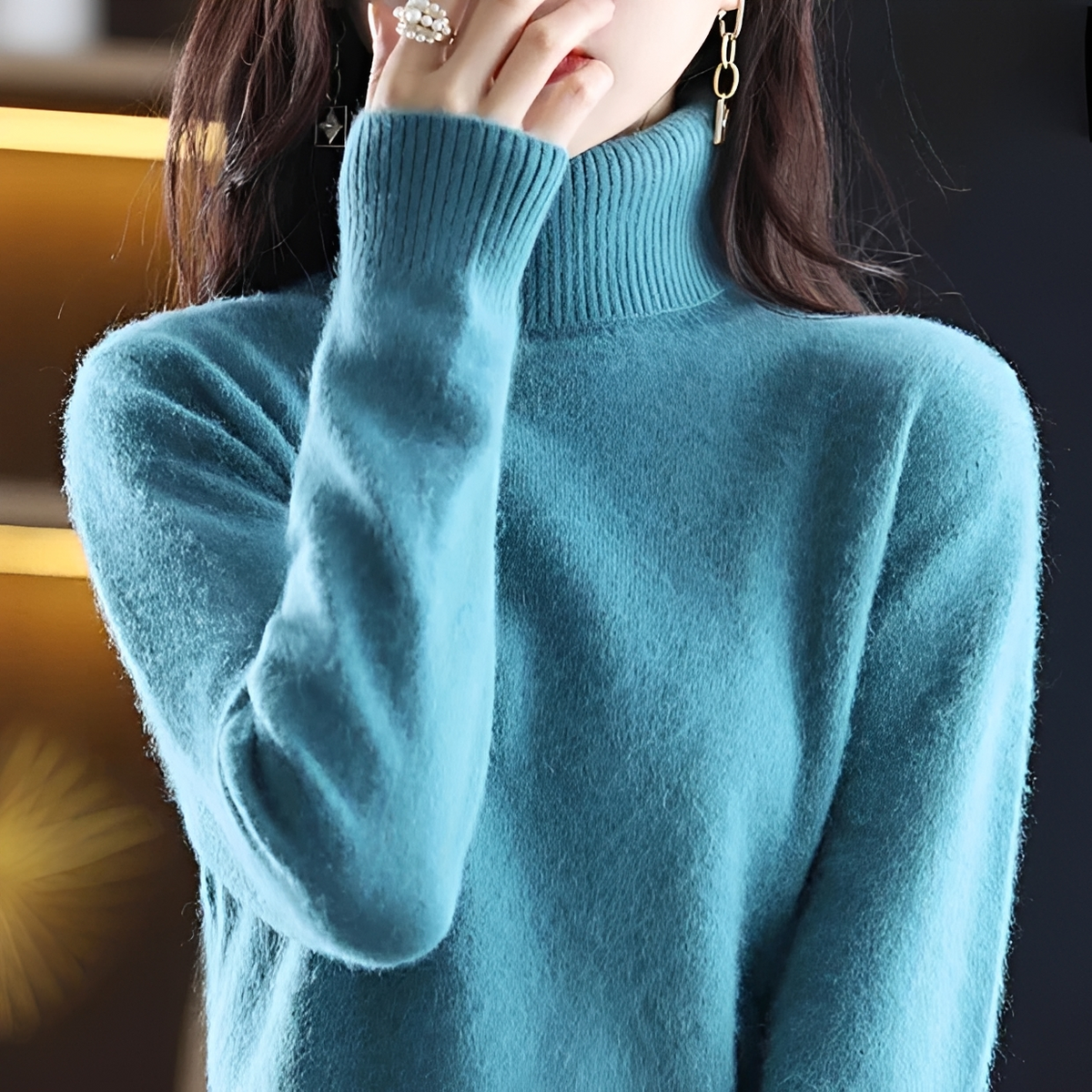 Letizia - Angenehmer Rollkragenpullover