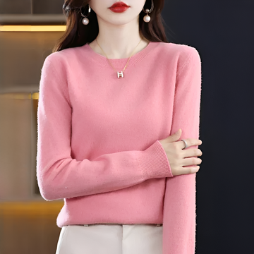Shynna - Attraktiver und bequemer Rundhals-Pullover