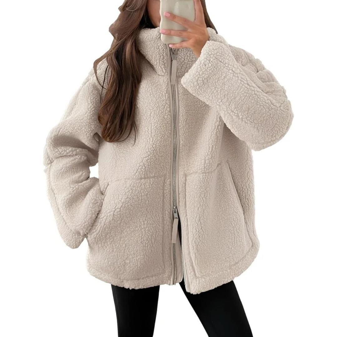 Rowena - Stilvolle Jacke mit Reißverschluss und Wärme