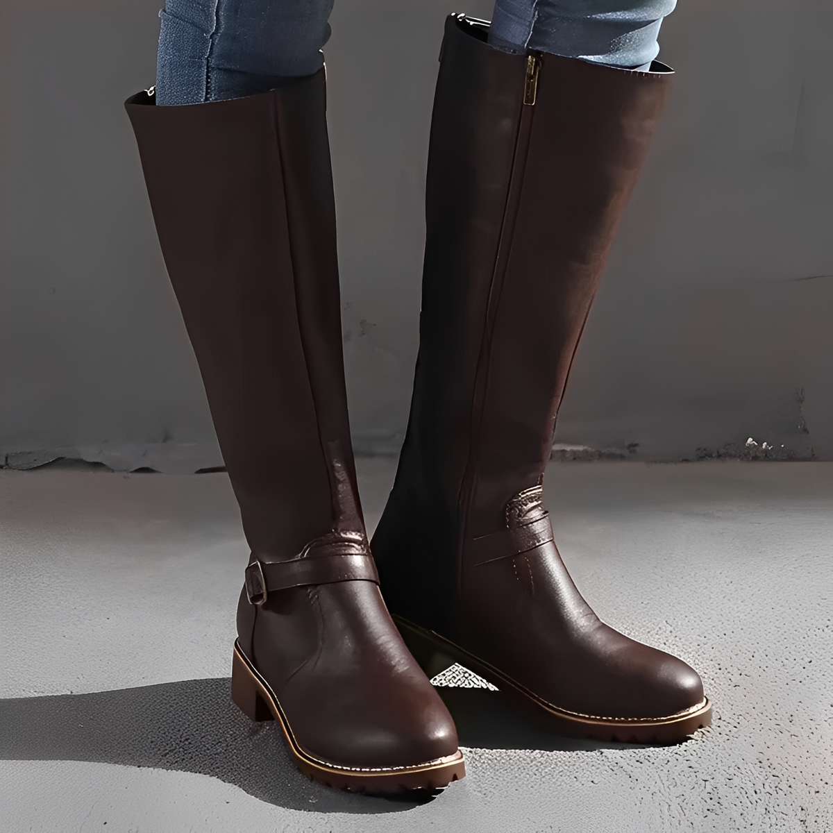 Livie - Elegante Stiefel mit Reißverschluss