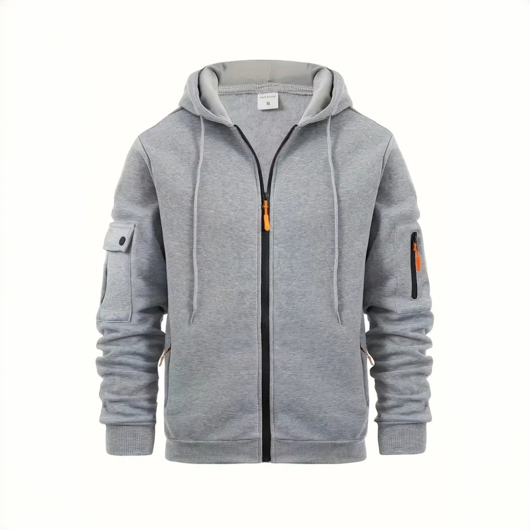 Ralph - Gemütlicher Hoodie mit Reißverschluss
