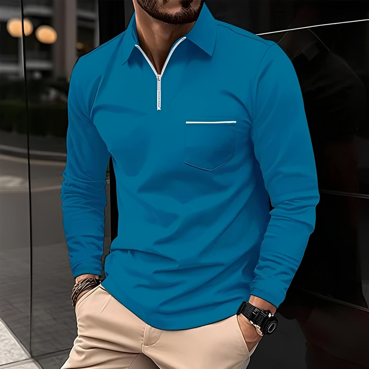 Romeo - Zeitloses und behagliches Langarmshirt