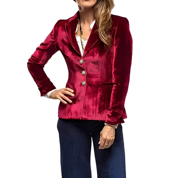 Martha - Eleganter Blazer mit Glanzfinish