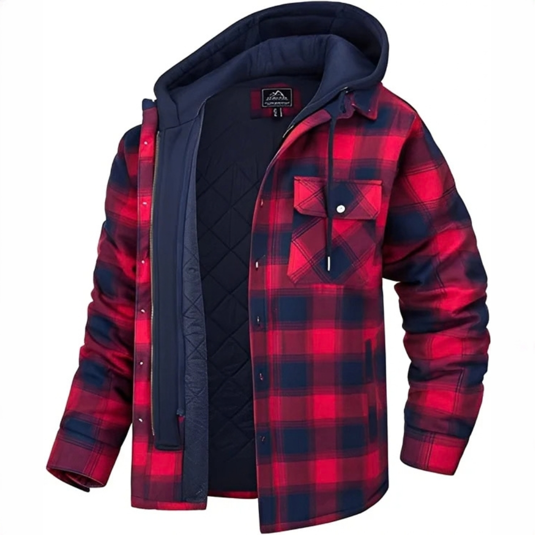 Cole - Komfortable Karo-Jacke