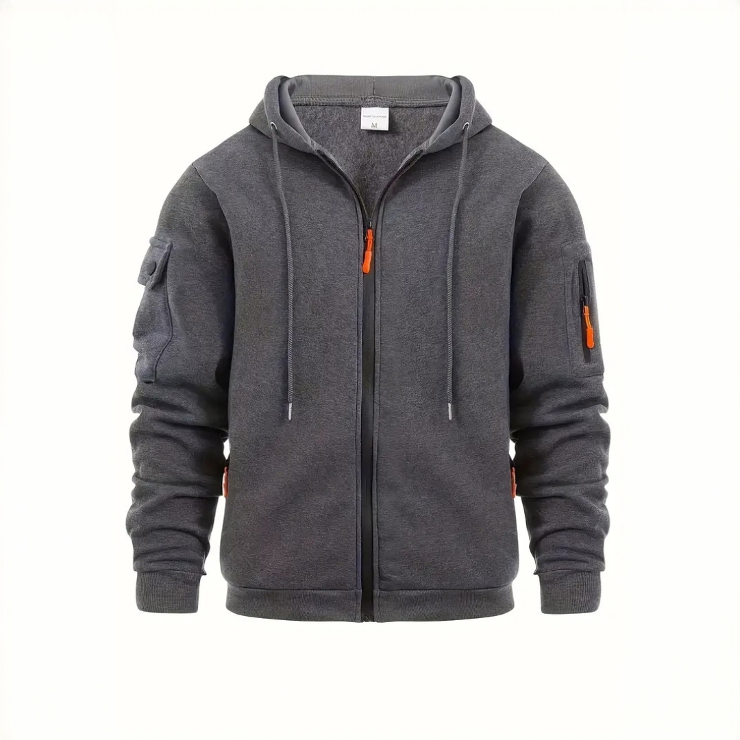 Ralph - Gemütlicher Hoodie mit Reißverschluss