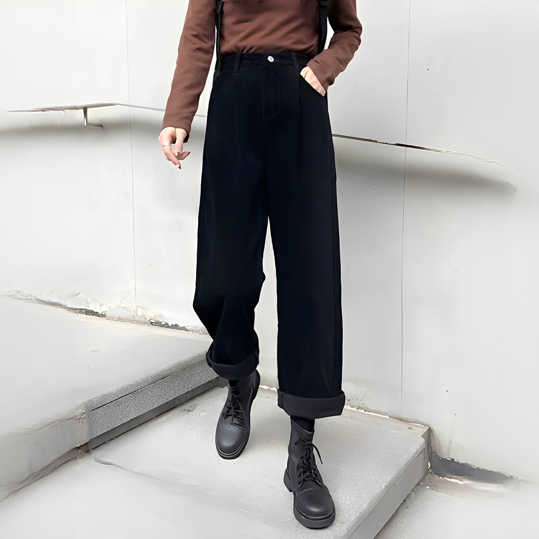 Shelbie - Klassische Hose mit weitem Schnitt
