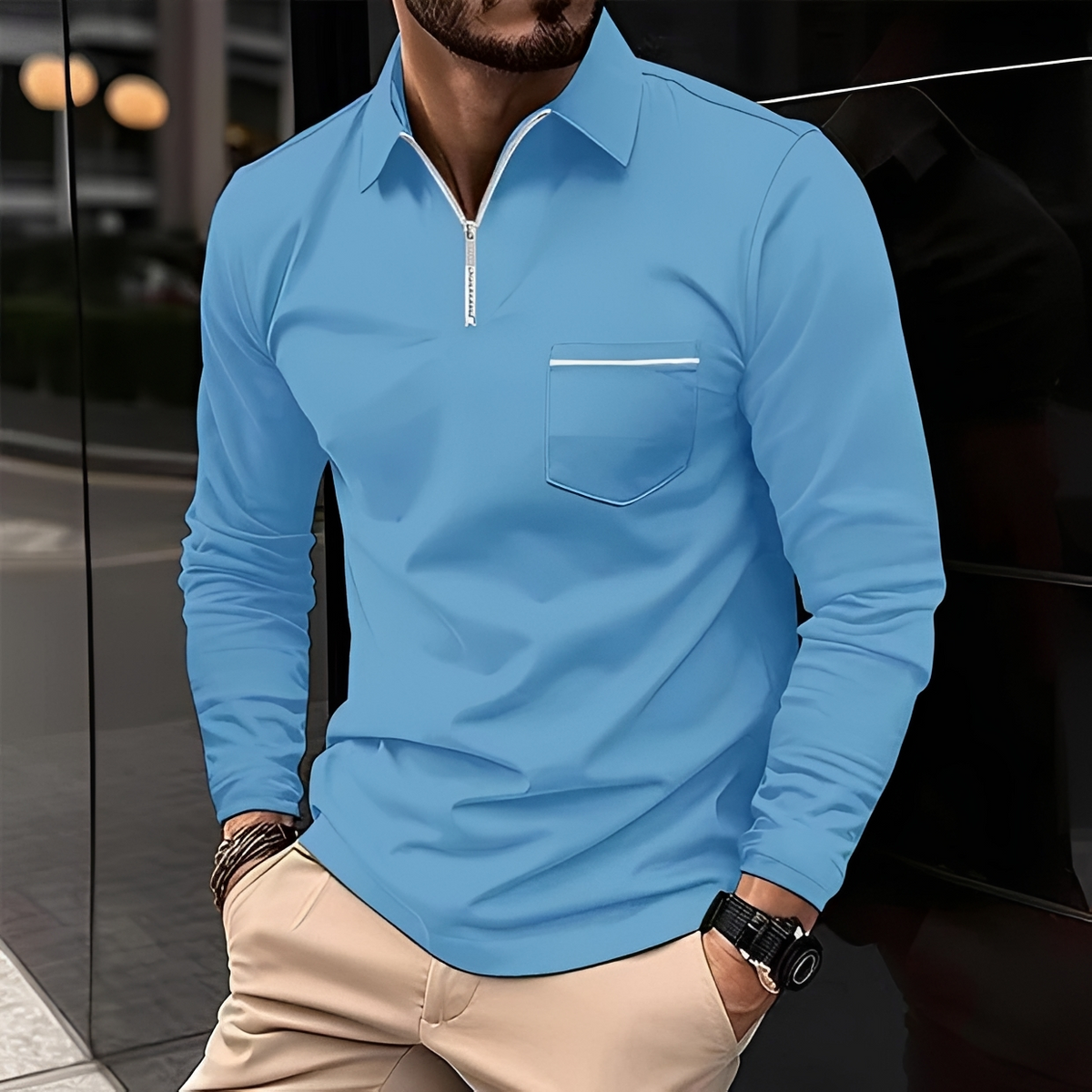 Romeo - Zeitloses und behagliches Langarmshirt
