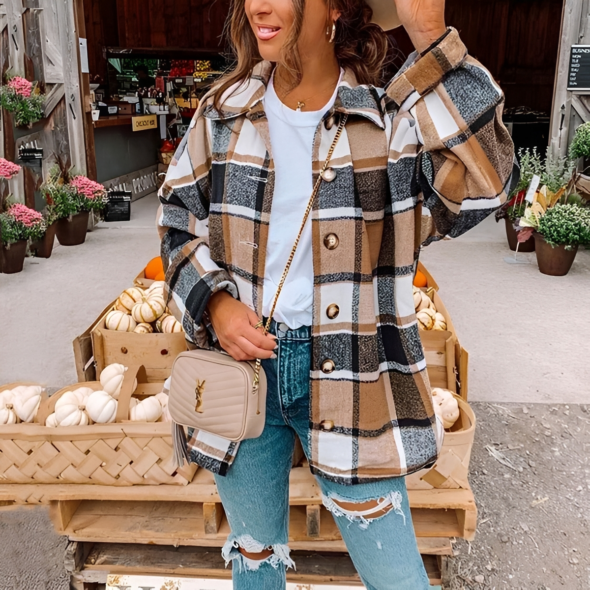 Anna - Stilvolles und bequemes Oversize-Hemd