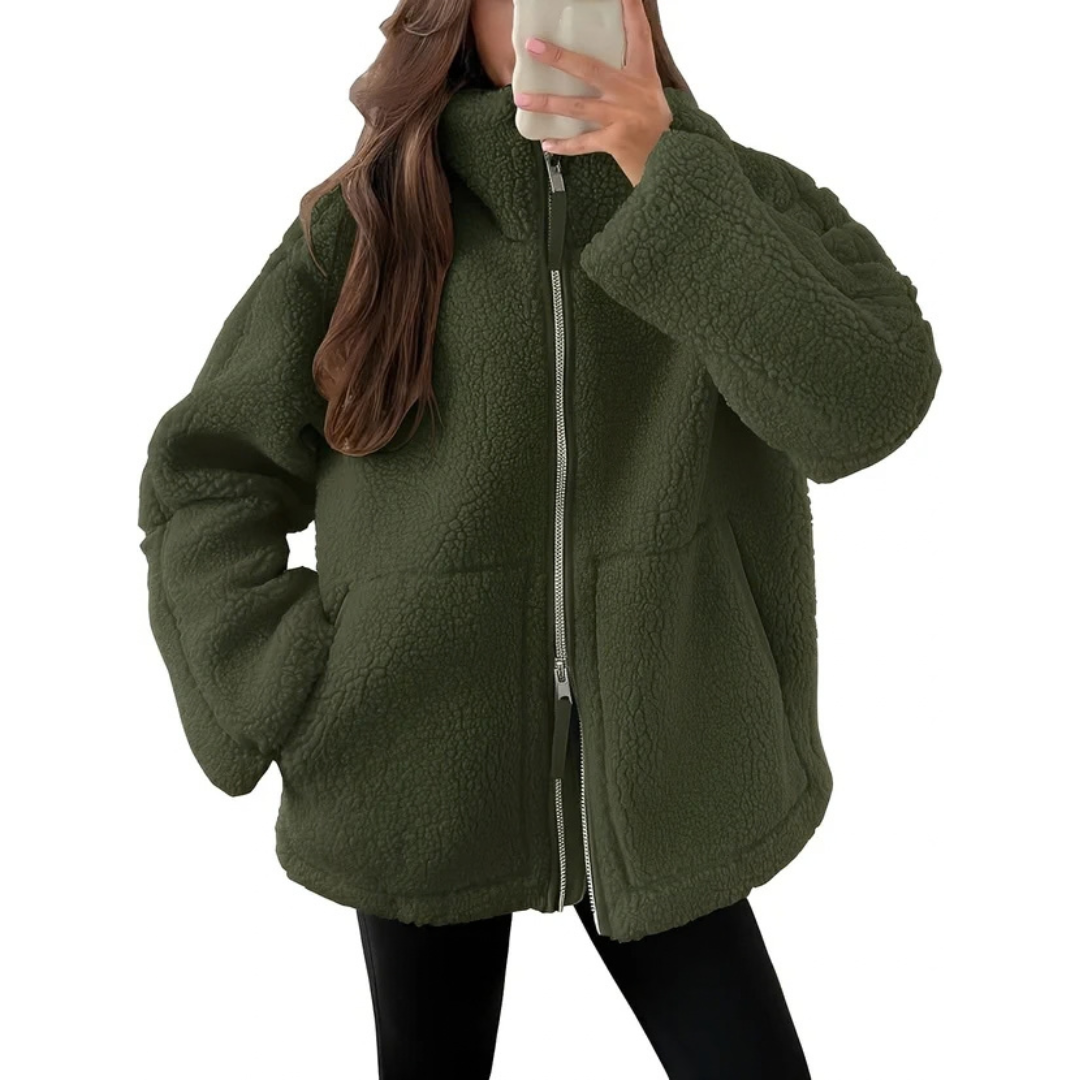 Rowena - Stilvolle Jacke mit Reißverschluss und Wärme