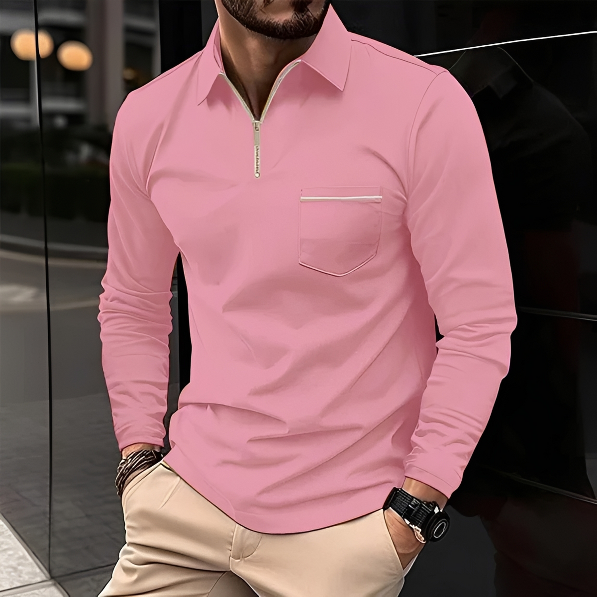 Romeo - Zeitloses und behagliches Langarmshirt