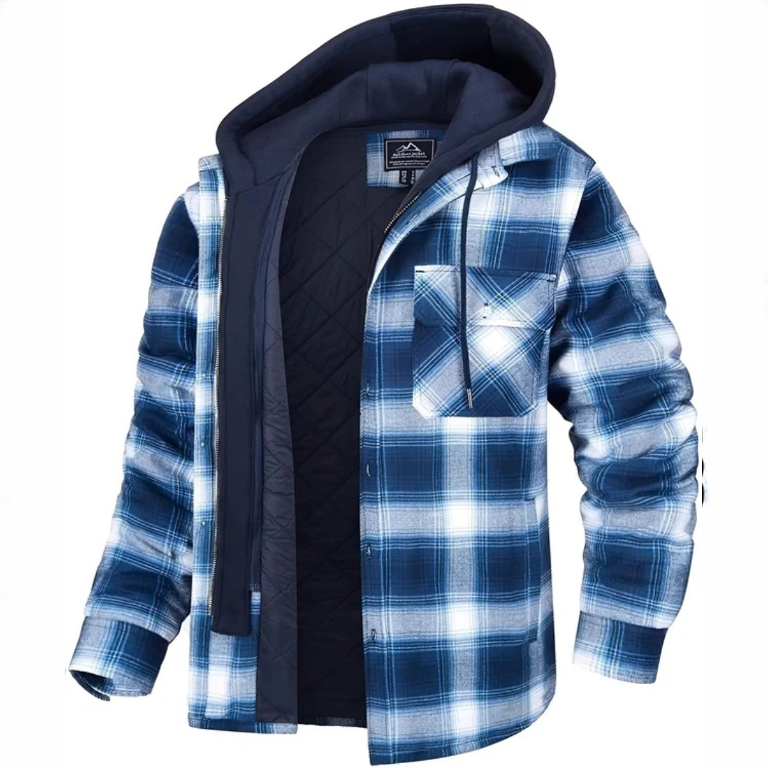 Cole - Komfortable Karo-Jacke