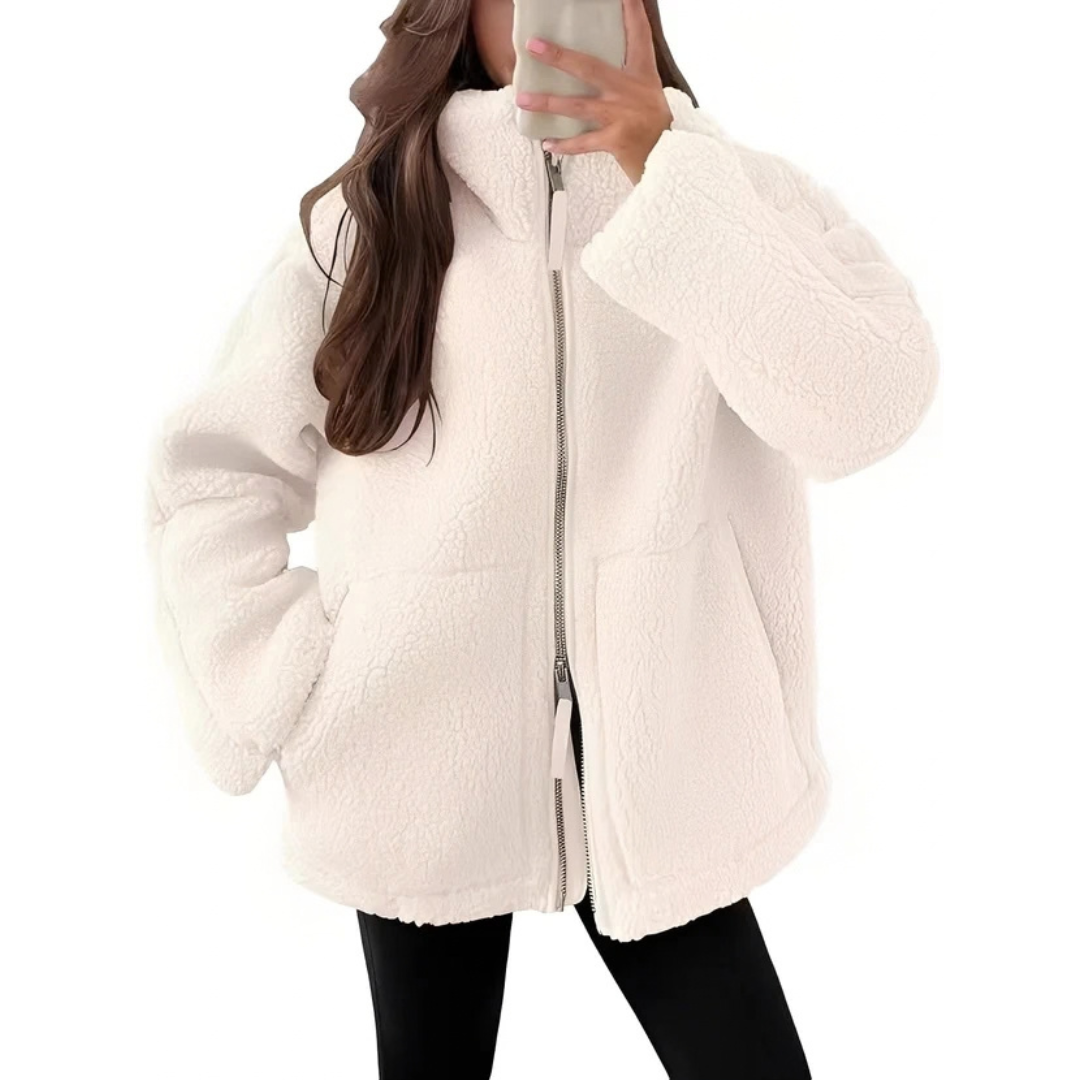 Rowena - Stilvolle Jacke mit Reißverschluss und Wärme