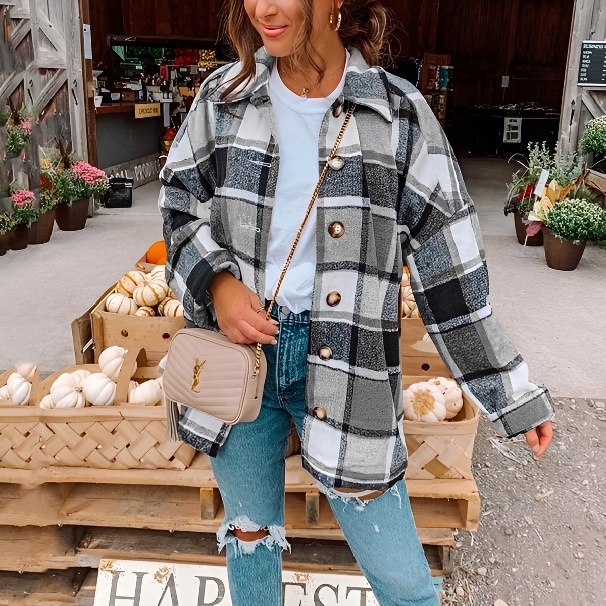 Anna - Stilvolles und bequemes Oversize-Hemd