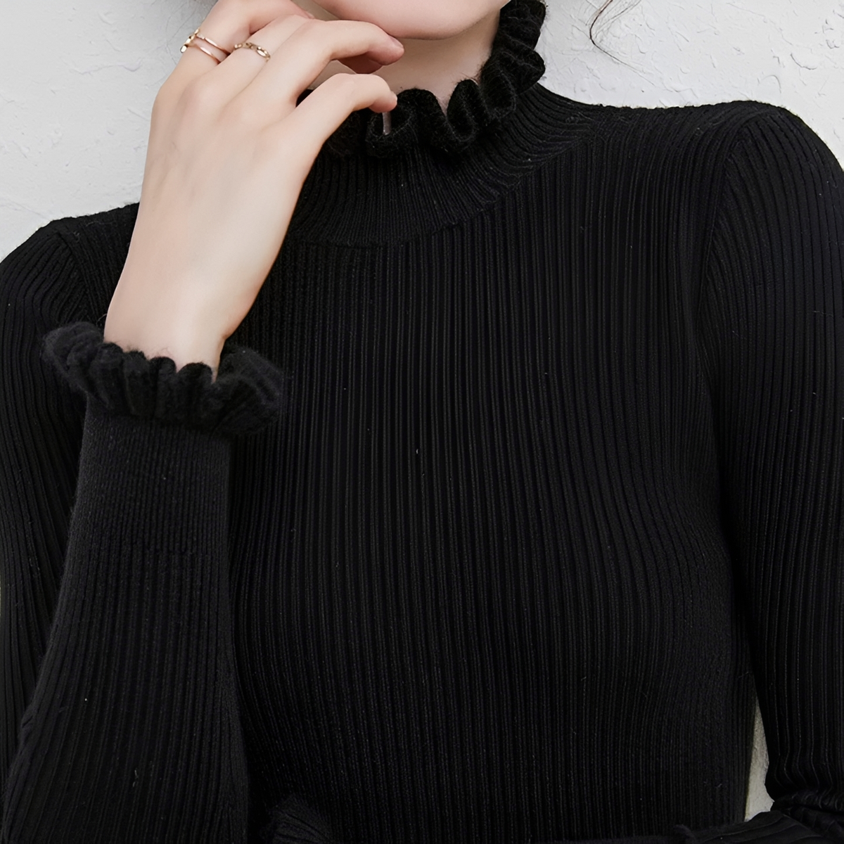Alva - Eleganter und bequemer Rollkragenpullover