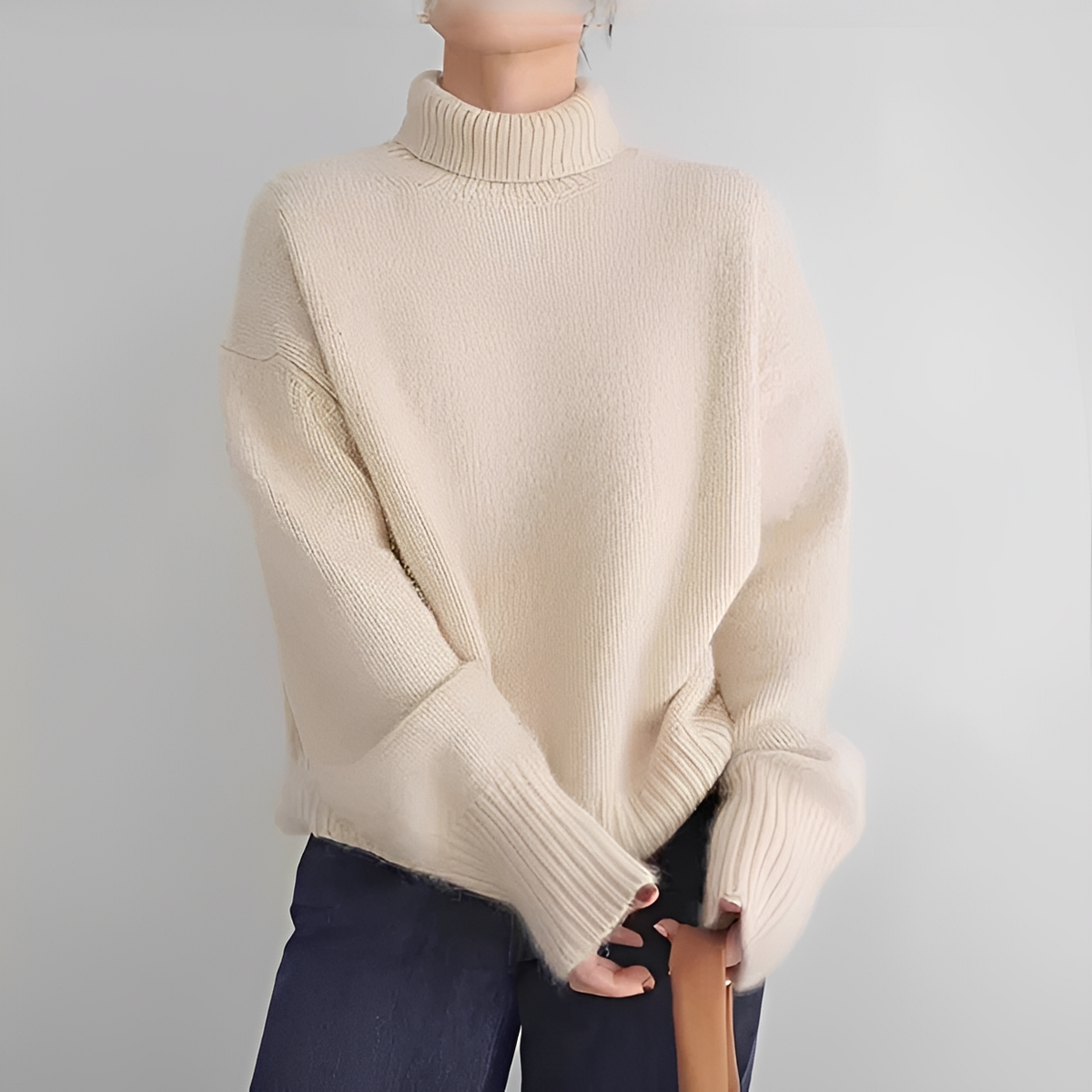 Clémentine - Komfortabler Rollkragenpullover