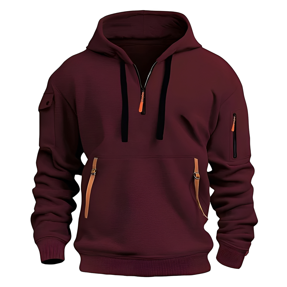 Norton - Strapazierfähiger Hoodie mit halbem Zipper