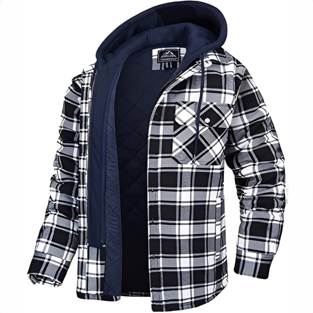 Cole - Komfortable Karo-Jacke