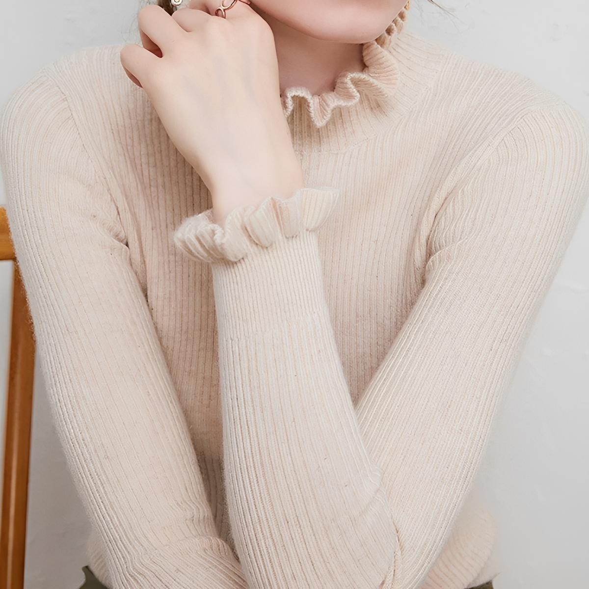 Alva - Eleganter und bequemer Rollkragenpullover