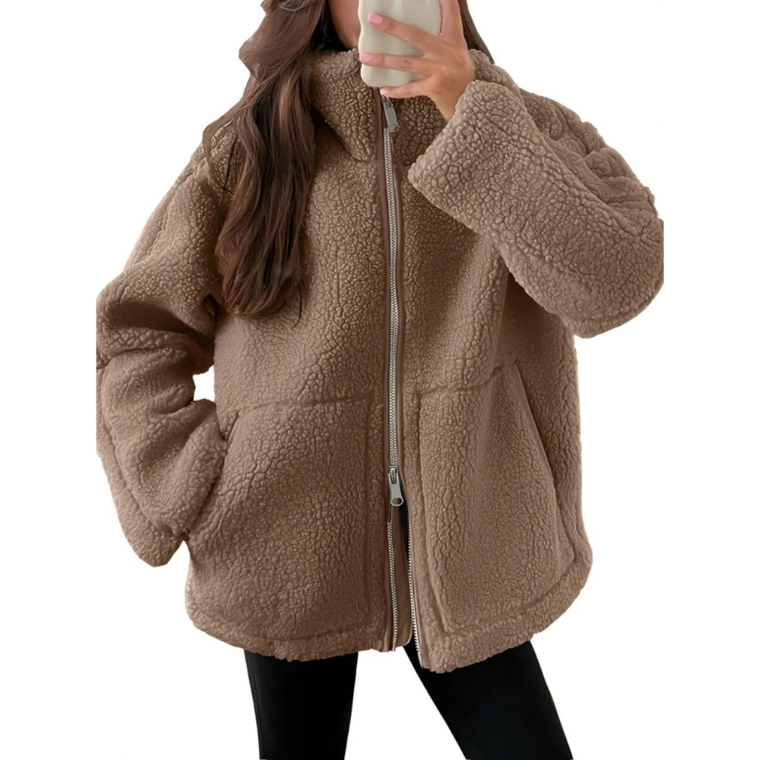 Rowena - Stilvolle Jacke mit Reißverschluss und Wärme