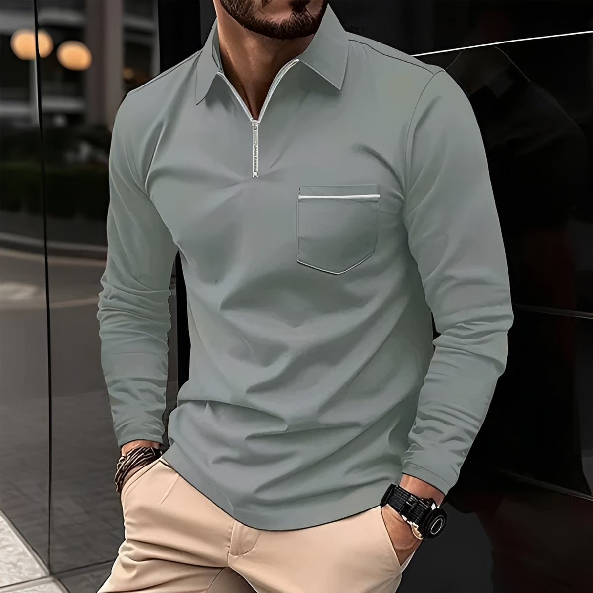 Romeo - Zeitloses und behagliches Langarmshirt