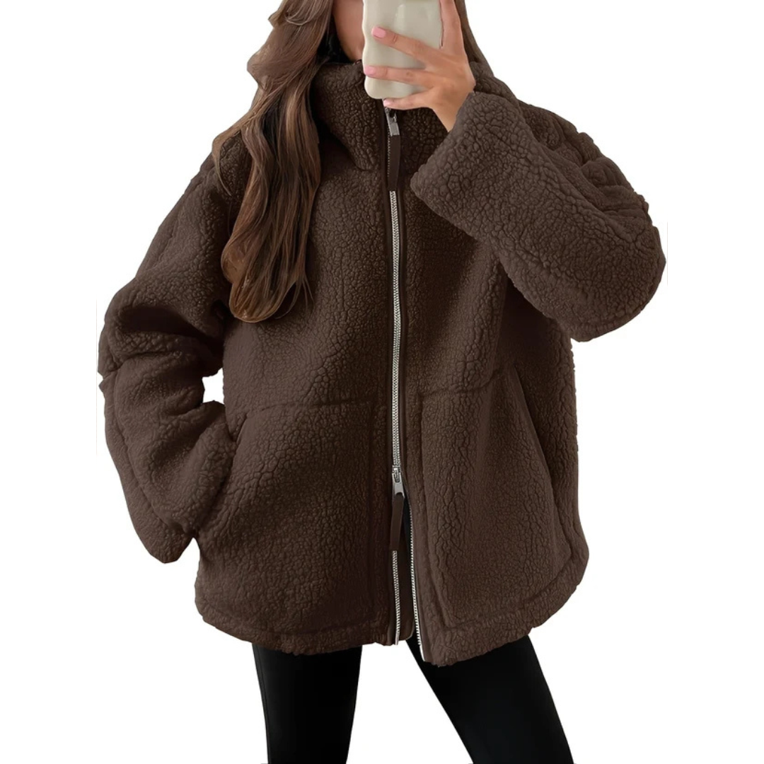 Rowena - Stilvolle Jacke mit Reißverschluss und Wärme