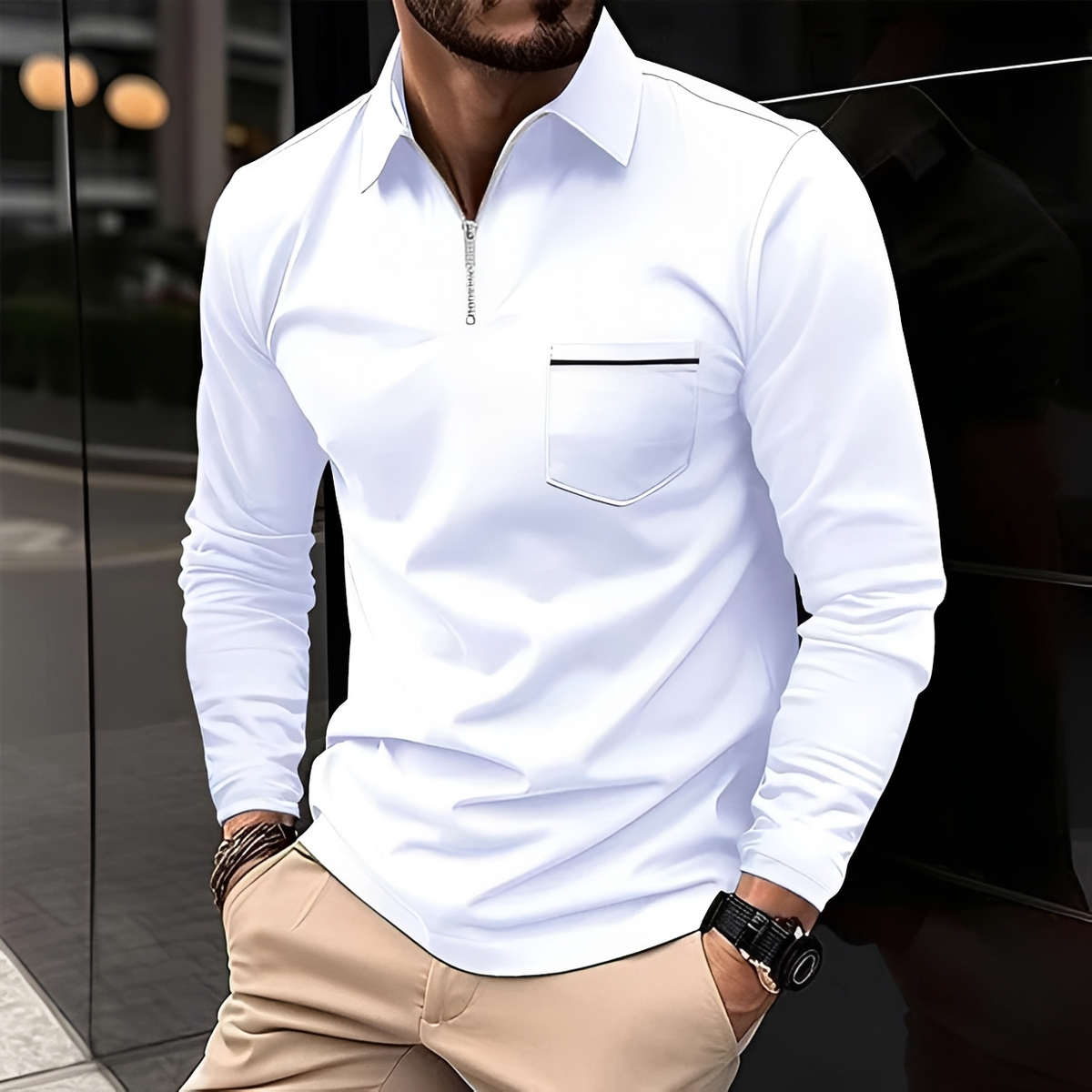 Romeo - Zeitloses und behagliches Langarmshirt