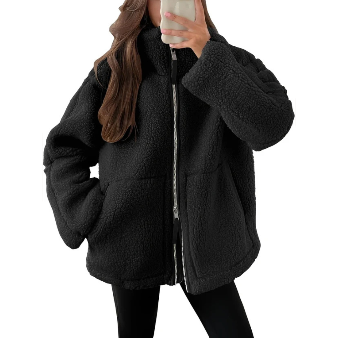 Rowena - Stilvolle Jacke mit Reißverschluss und Wärme