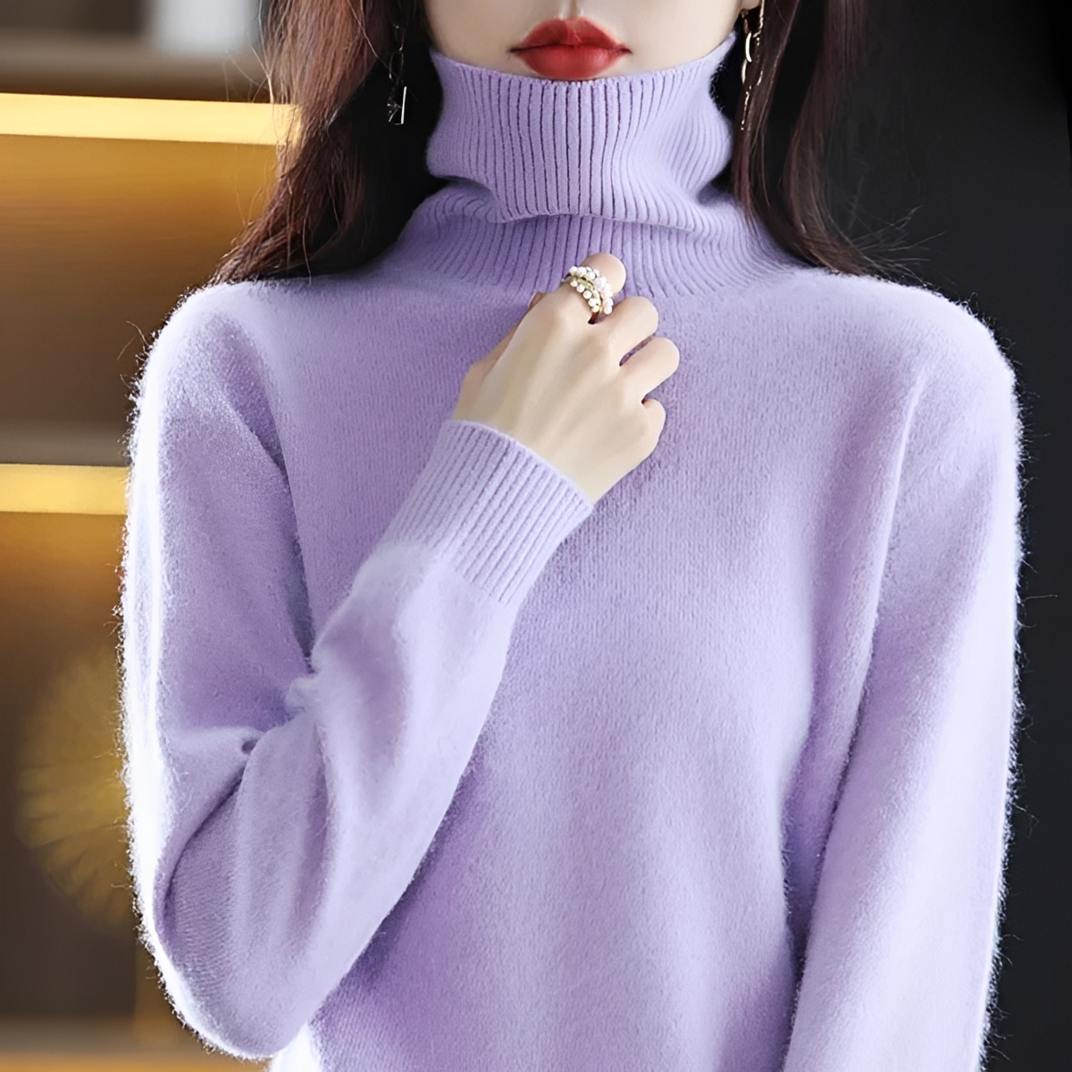 Letizia - Angenehmer Rollkragenpullover