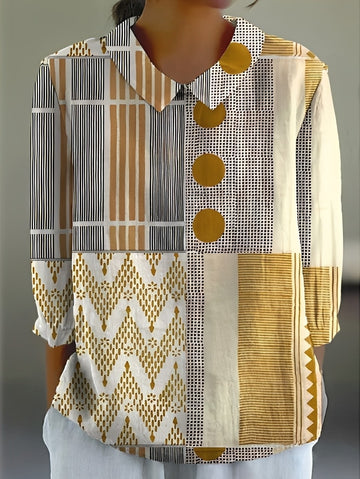 Alfie - Stilvolles, locker sitzendes Shirt mit Print für Damen