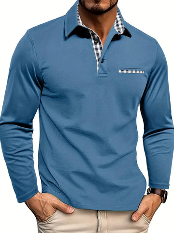 Levi - Poloshirt mit kariertem Kragen