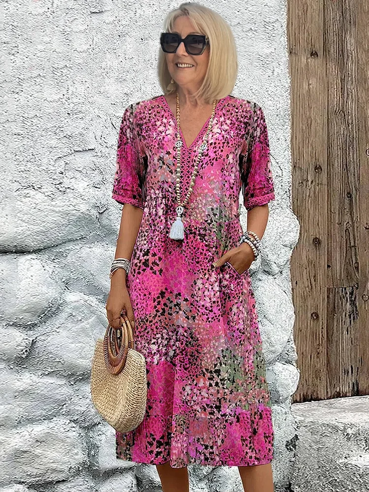 Skye - Sommerkleid mit V-Ausschnitt