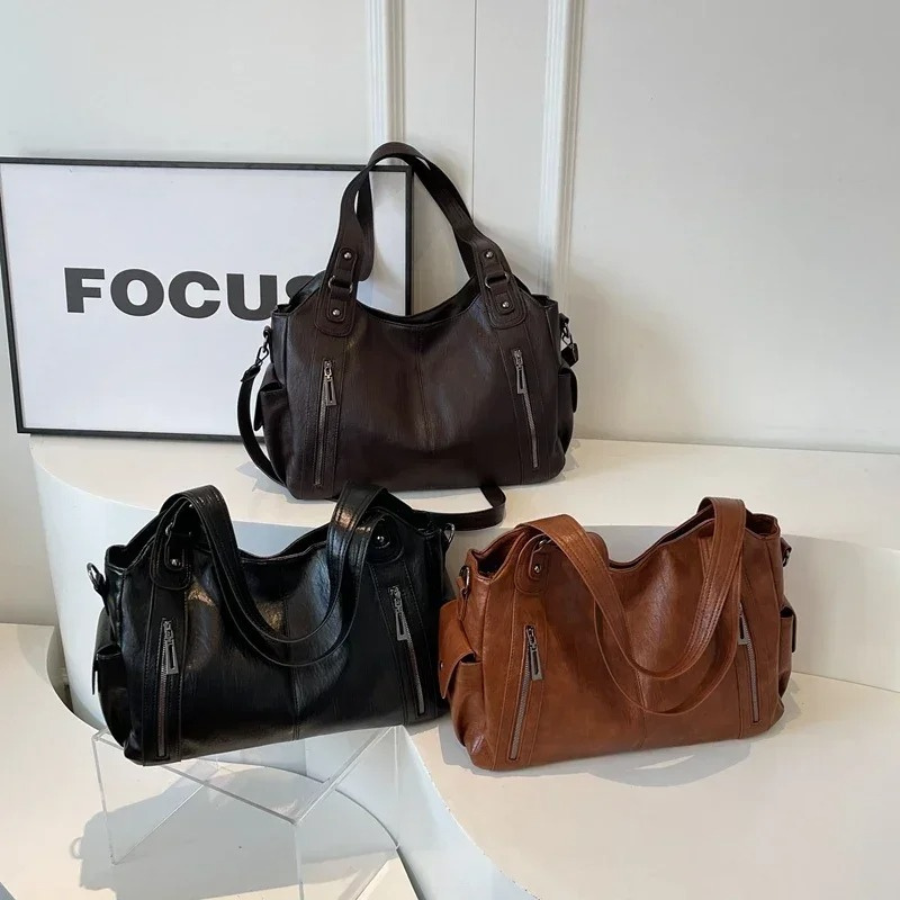 Damentasche Schultertasche mit mehreren Fächern und stilvollem Design